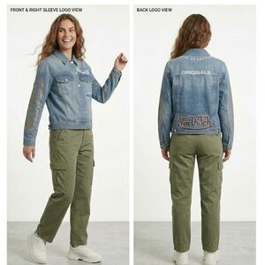 Von Dutch Original Blue Denim Jacket with Logo